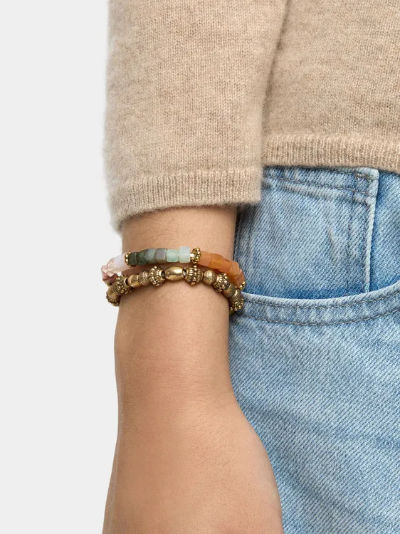 Set Of Bracelets With Multicolor Stones 245463 — image 1