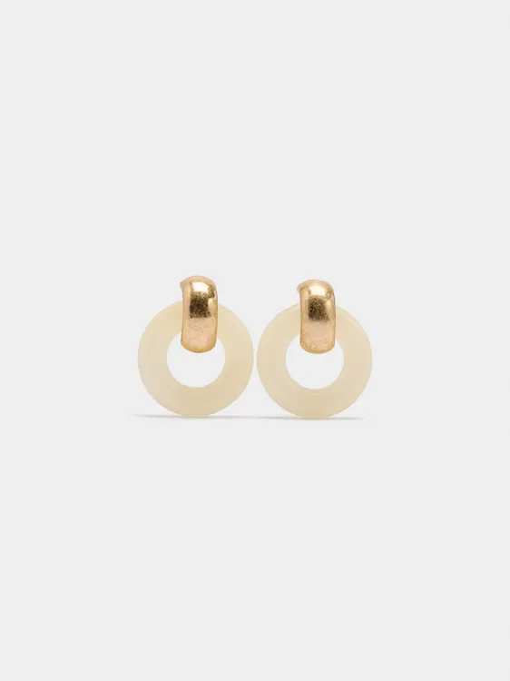 Hoop Earrings With Resin 245506 — image 2