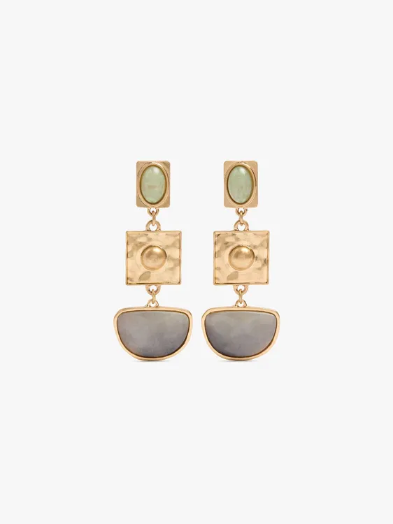 Long Geometric Earrings 245563 — image 1