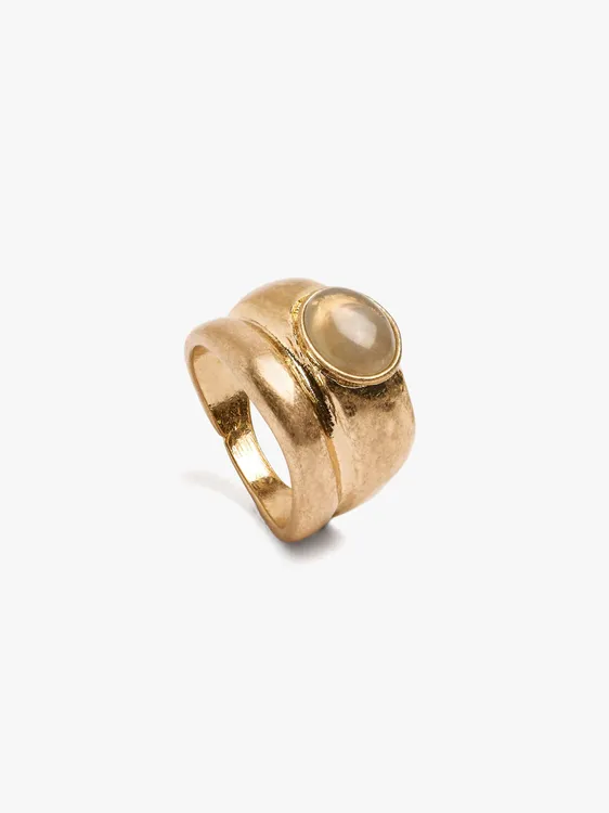Double Ring With Oval Detail 245620 — image 1