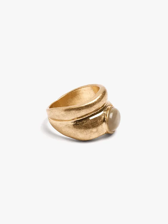 Double Ring With Oval Detail 245620 — image 3