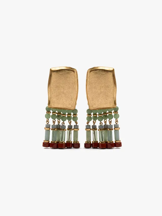 Irregular Earrings With Beads 245623 — image 1