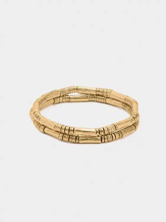Set Of Segmented Elastic Bracelets 245685 — image 1