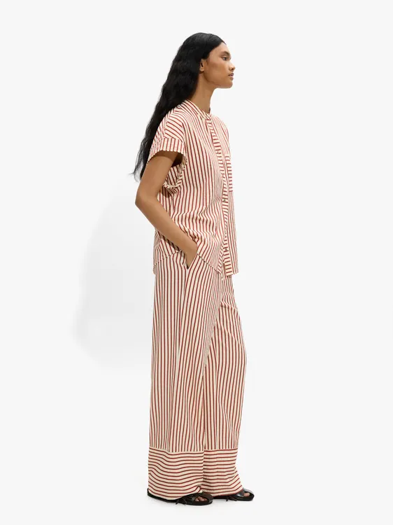 Straight Trousers With Stripes 245701 — image 2