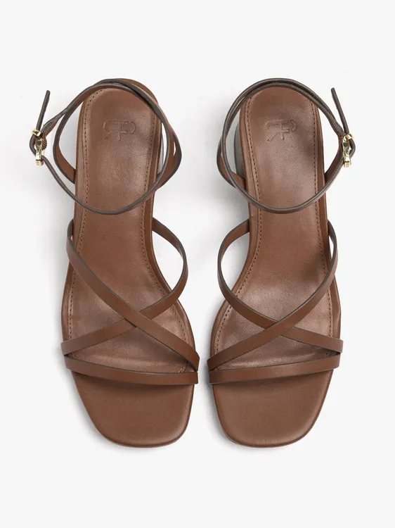 Strappy Sandals With Wide Block Heel 245859 — image 1