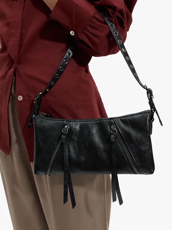 Worn-Effect Shoulder Bag 246206 — image 3