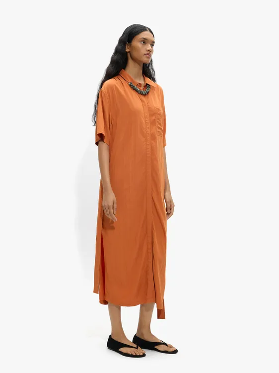 Midi Dress With Pocket And Belt 246350 — image 3