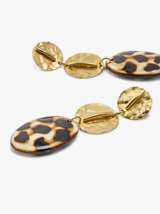 Maxi Long Oval Earrings 246469 — image 2