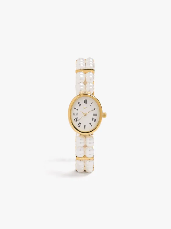 Watch With Multi-Strap Pearl Bracelet 246580 — image 1