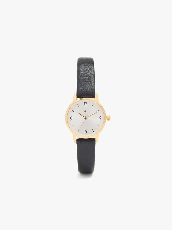 Round Watch With Textured Bracelet 246581 — image 1