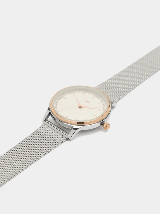Bicolor Watch With Stainless Steel Metal Mesh 246587 — image 2