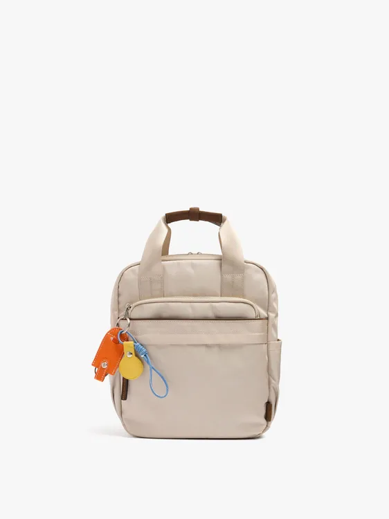 Basic Nylon Backpack With Pendant 246613 — image 1