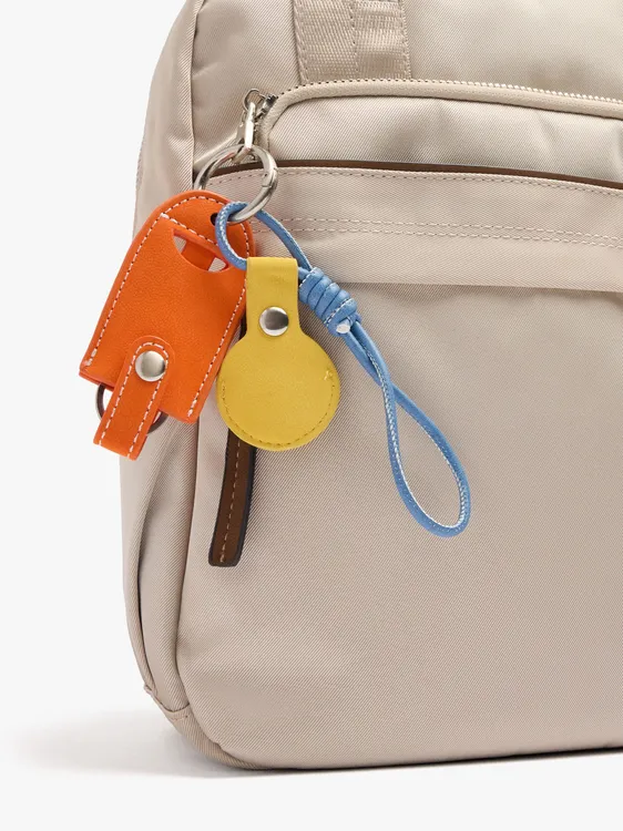 Basic Nylon Backpack With Pendant 246613 — image 3