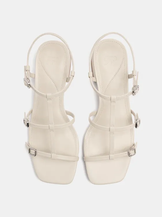 Heeled Sandals With Straps And Buckles 246669 — image 1