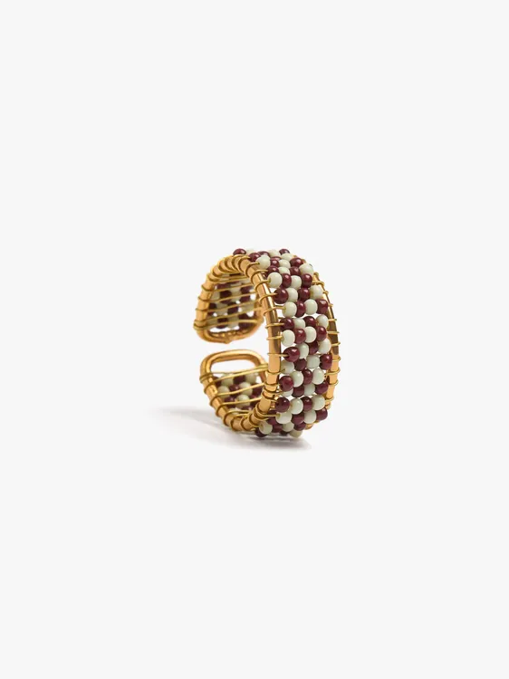 Ring With Bicolor Beads 246964 — image 3