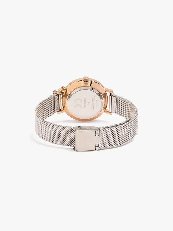 Bicolor Watch With Stainless Steel Metal Mesh 247018 — image 2