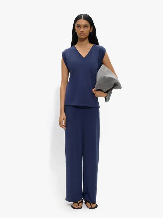 Plain Blouse With Pleats 247399 — image 1