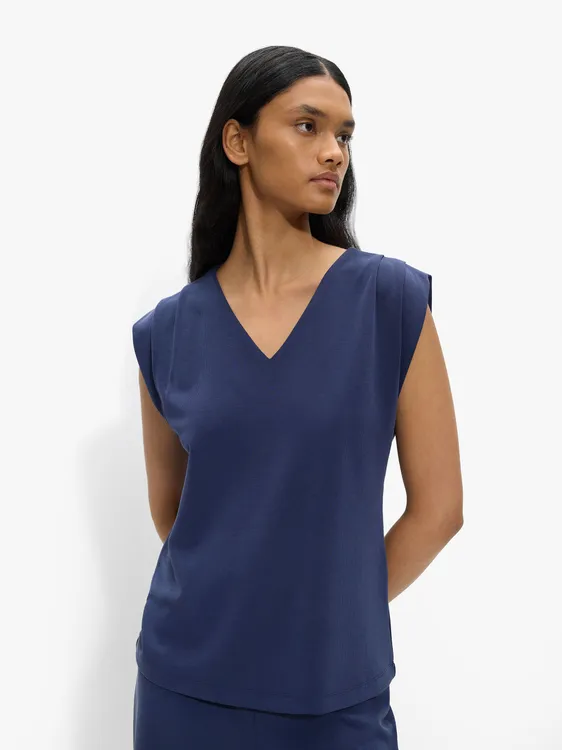Plain Blouse With Pleats 247399 — image 3