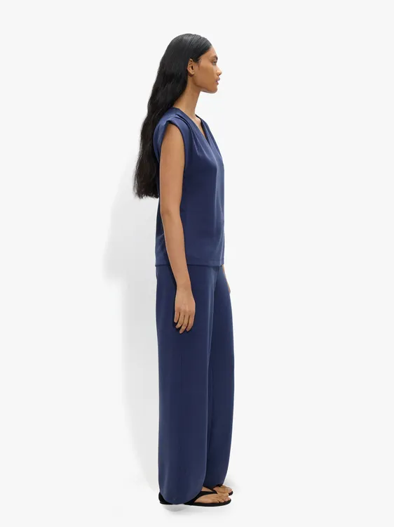 Plain Blouse With Pleats 247399 — image 2
