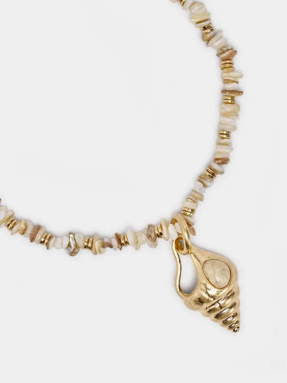 Hoop Earrings With Shell Beads 247529 — image 2