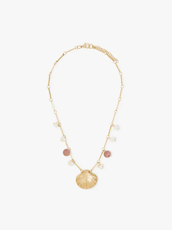 Necklace With Bars, Shells And Stones 247432 — image 1