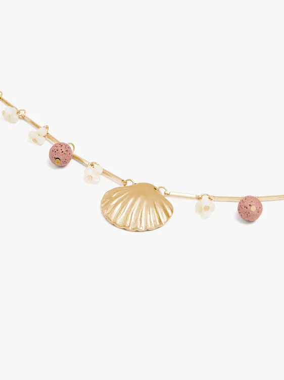 Necklace With Bars, Shells And Stones 247432 — image 2