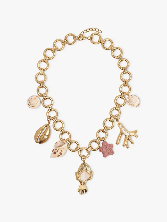 Short Necklace With Sea-Inspired Links 247464 — image 1
