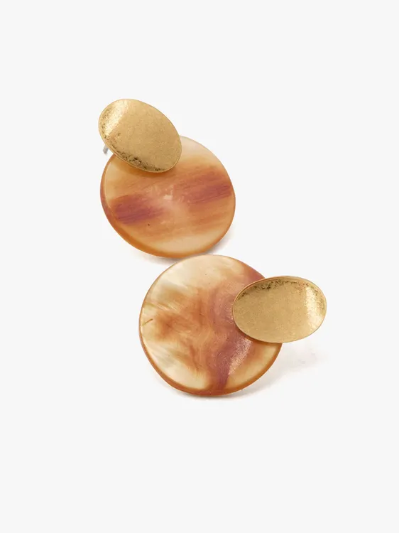 Geometric Earrings With Shells 247468 — image 2