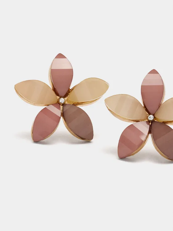 Multicolor Flower Earrings 247483 — image 2