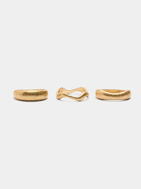 Set Of Wavy Rings 247503 — image 1