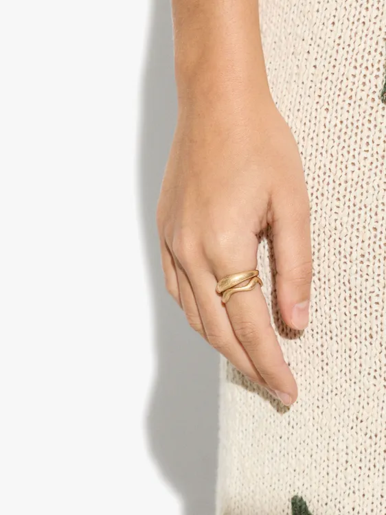Set Of Wavy Rings 247503 — image 3