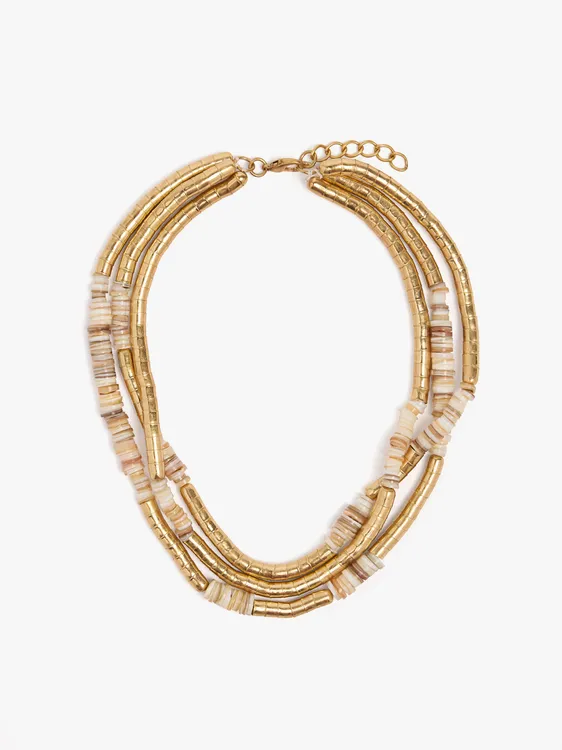 Multi-Collar Beads With Shells 247527 — image 1