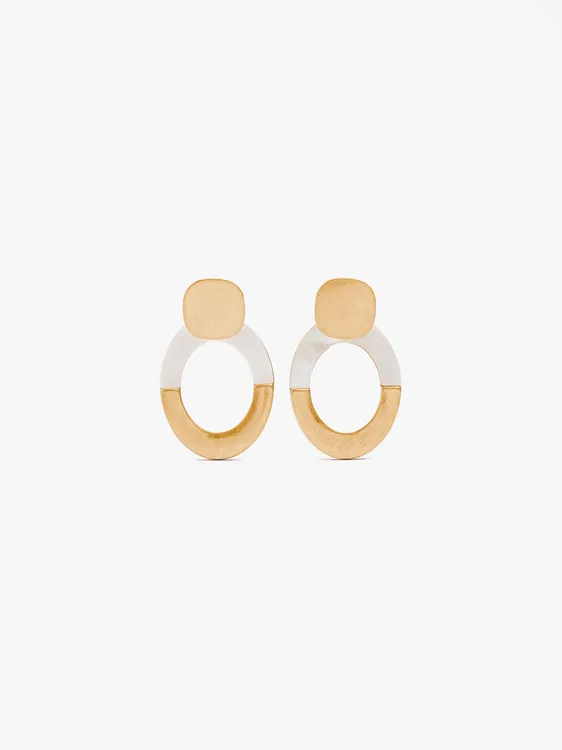 Hoop Earrings With Shell 247535 — image 1