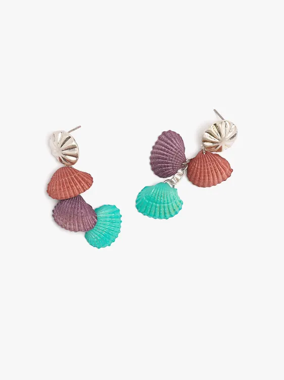 Earrings With Multicolor Shell Effect 247546 — image 2