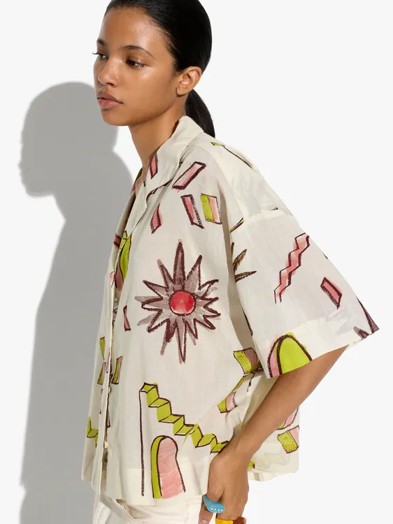 Printed Shirt With 100% Cotton 247645 — image 2