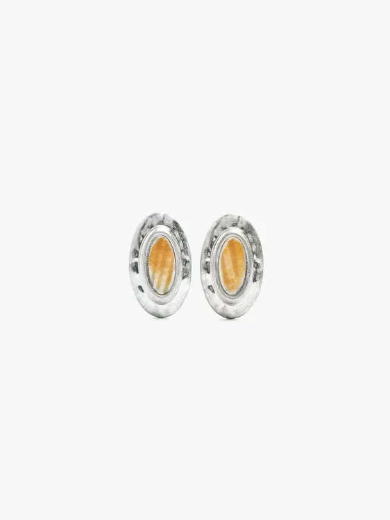 Oval Earrings With Shell 247727 — image 1
