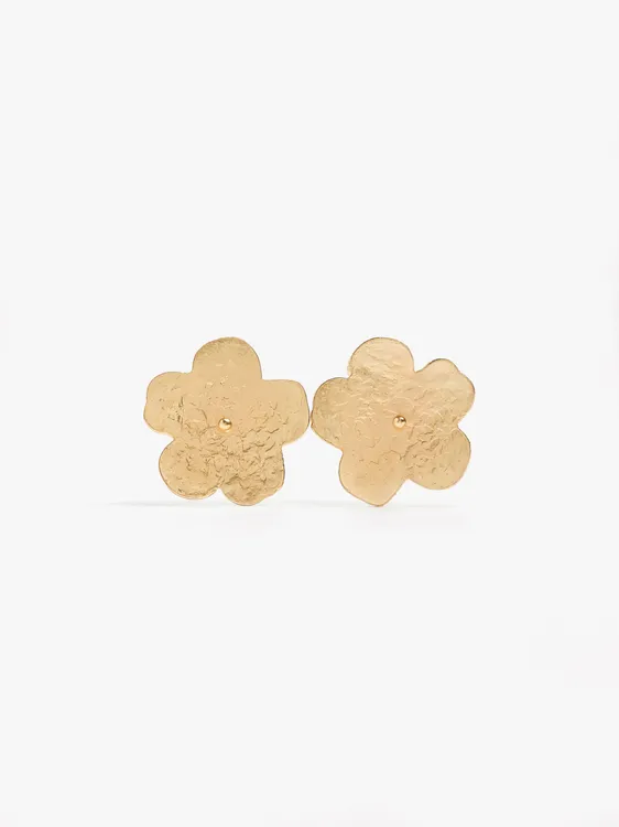 Maxi Earrings With Irregular Flower 247734 — image 1