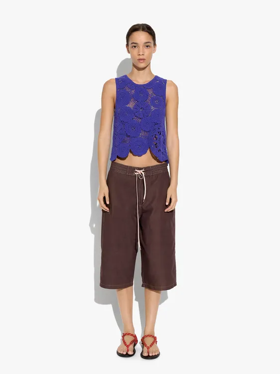 Floral Crochet Top With 100% Cotton 247803 — image 1