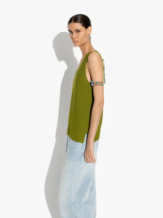 Plain knit top 247921 — image 2