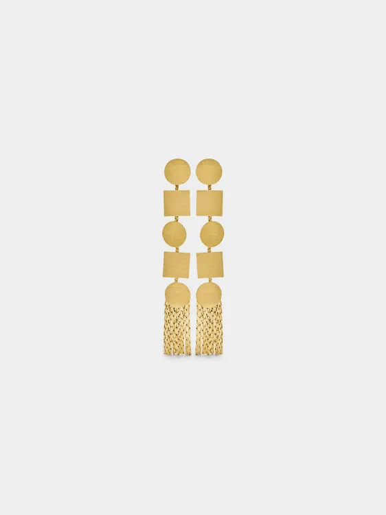 Long Geometric Earrings 247948 — image 1