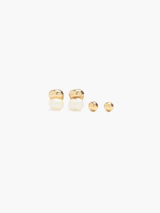 Set Of Earrings With Pearl 247982 — image 1