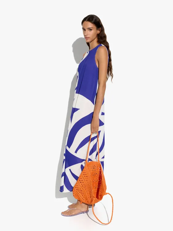 Long Printed Dress 248264 — image 3