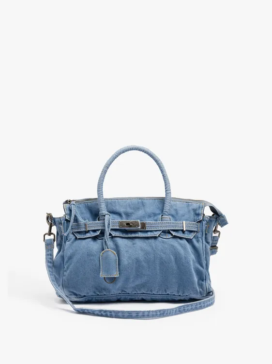 Tote Denim Bag With Crossbody Bag 248267 — image 1