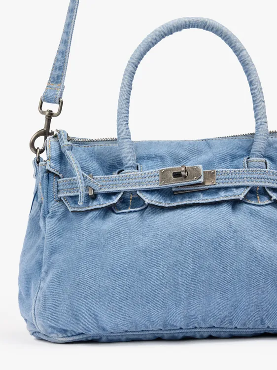 Tote Denim Bag With Crossbody Bag 248267 — image 2