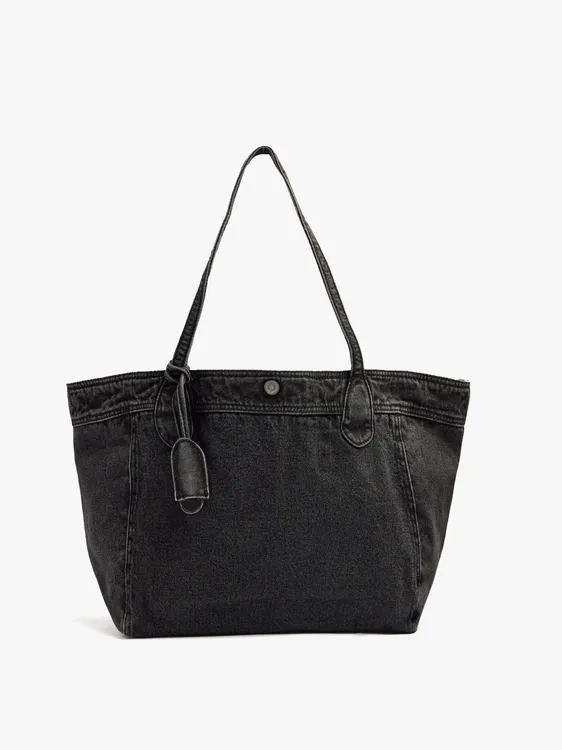 Shopper Denim Bag With Pendant 248275 — image 1