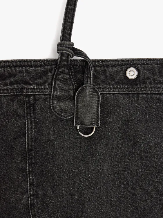 Shopper Denim Bag With Pendant 248275 — image 2