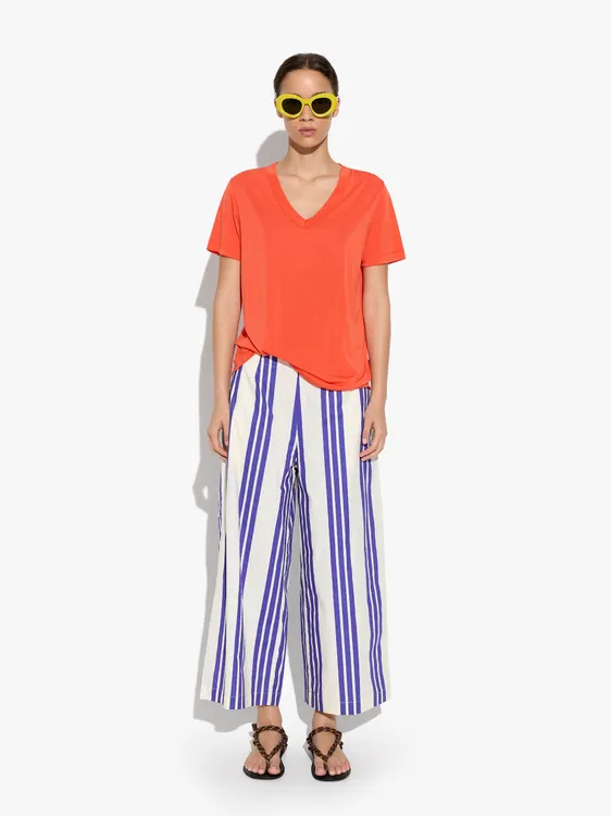 T-Shirt With V-Neck 248453 — image 1