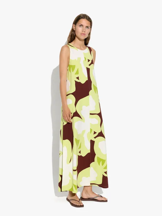 Long Printed Floral Dress 248535 — image 3