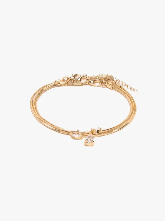 Set Of Bracelets With Zirconia Pendants 248554 — image 1