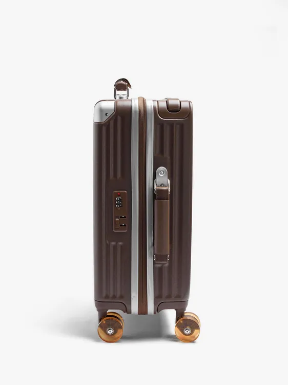 Striped Travel Suitcase With Cup Holder 248573 — image 3